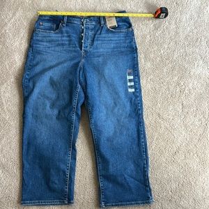 Levi’s ribcage straight ankle 16W nwt